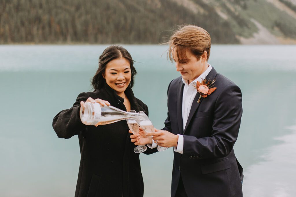 Intimate Elopement in Lake Louise
