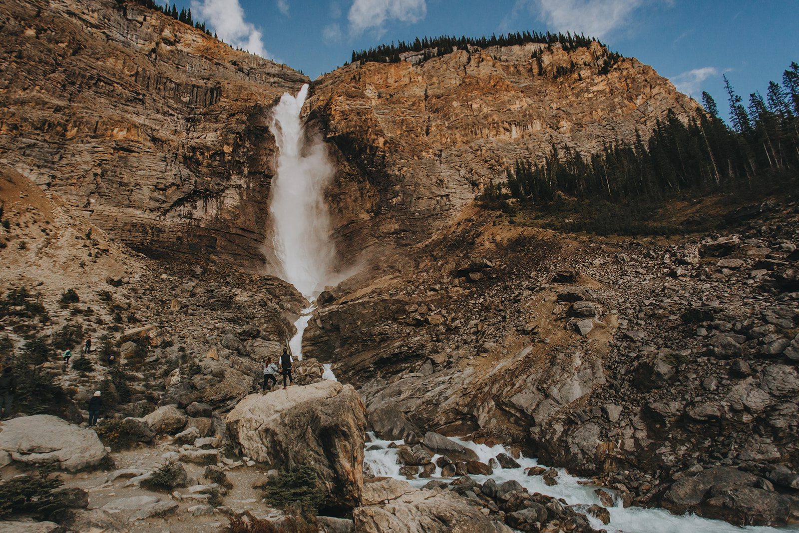 Takakkaw Falls for Backcountry Elopement