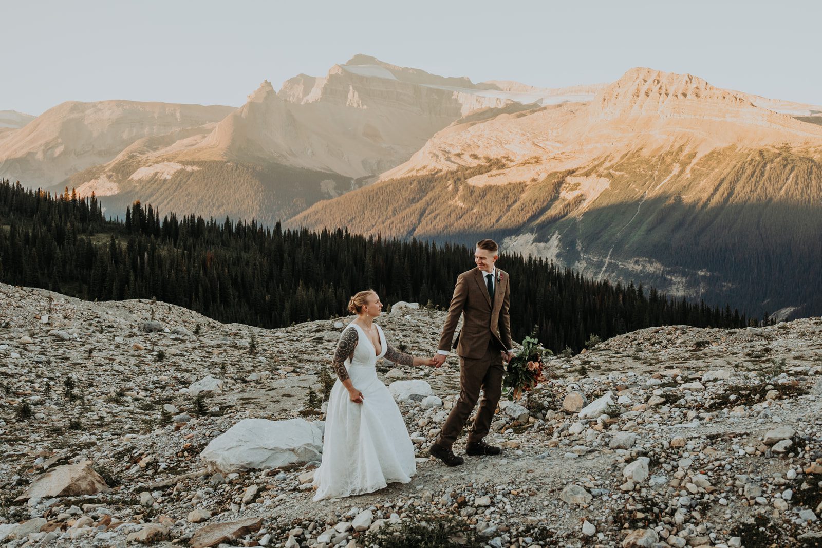 The Iceline Trail Backcountry Elopement